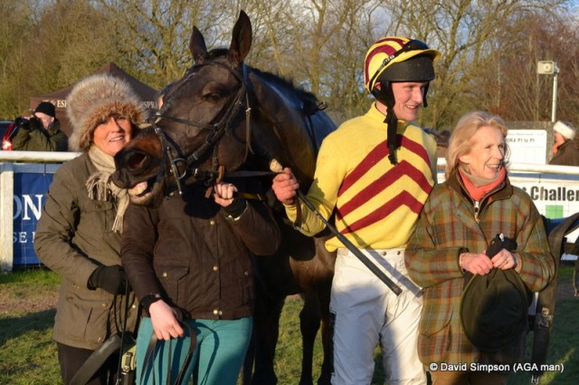 Brake Hill and Pete Mann have just won the PPORA Club Members Maiden (45&6yo).