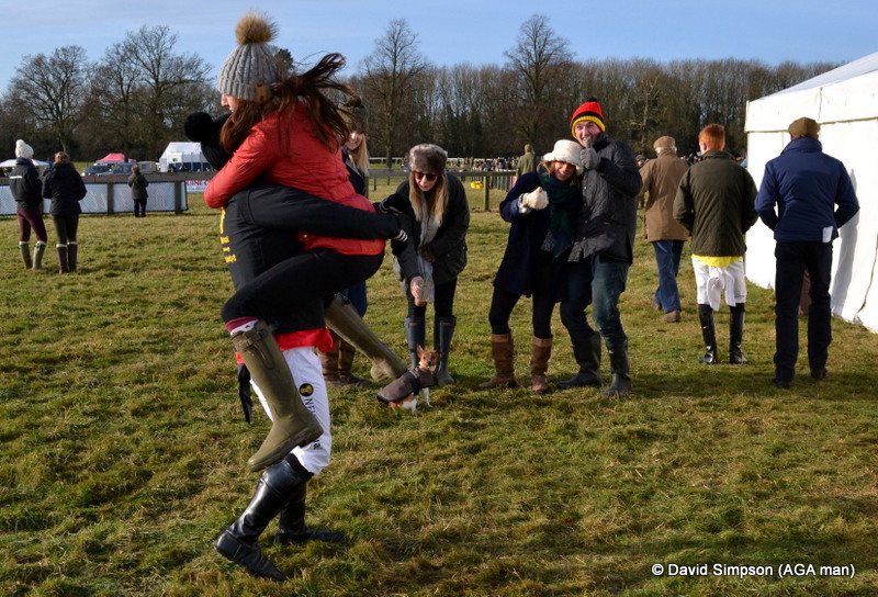 This photo was definitely not staged...