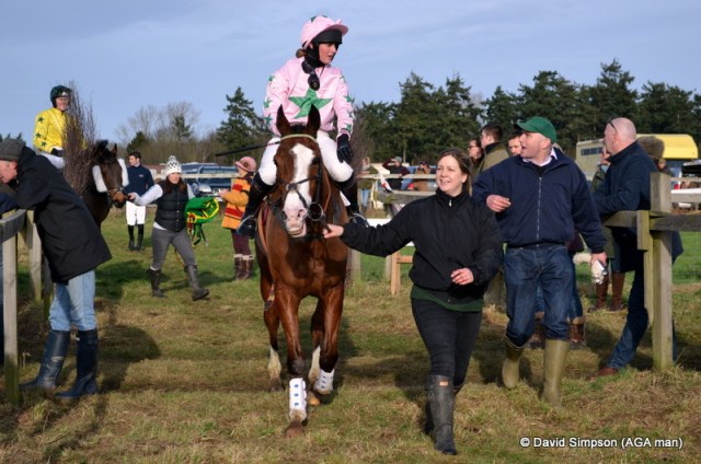 Gina bagged the second race to make it 1-1 between the Ellis-Andrews team!