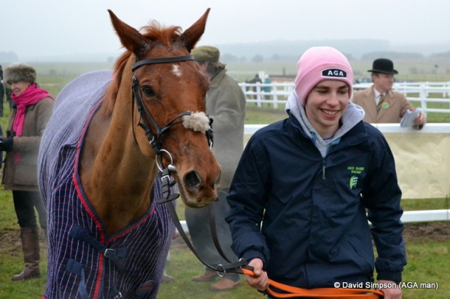 Chris Barber wouldn't swap his pink AGA hat for any other colour