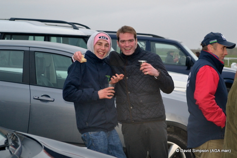 Commentator Nick Child is back in the UK, and he  did a great job picking out the winners through the mist