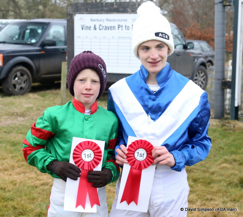This photo of the two winners was featured in Go Pointing (Been Pointing)