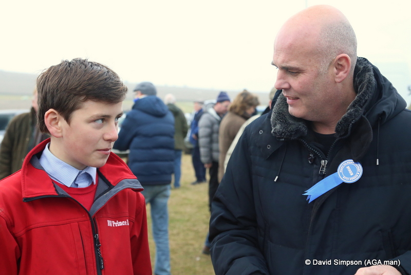 Derek Martin (right) spent two years on the road with me and he drove the AGA van to all four corners of the UK, here he catches up with pony rider, Liam Harrison