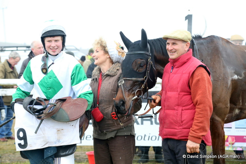 Lotus Pond and connections after winning the Barbury International Horse Trials Open Maiden
