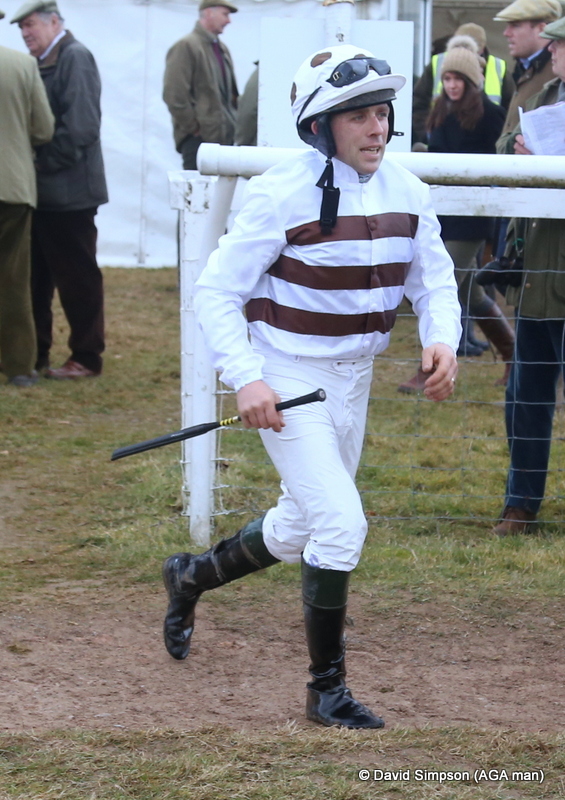 Mark Wall is in a hurry... he has a hunting trip to Ireland to look forward to!