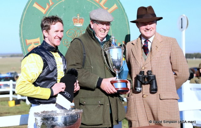 Jody Sole has just won the Club Members race on Hincheslea Moor