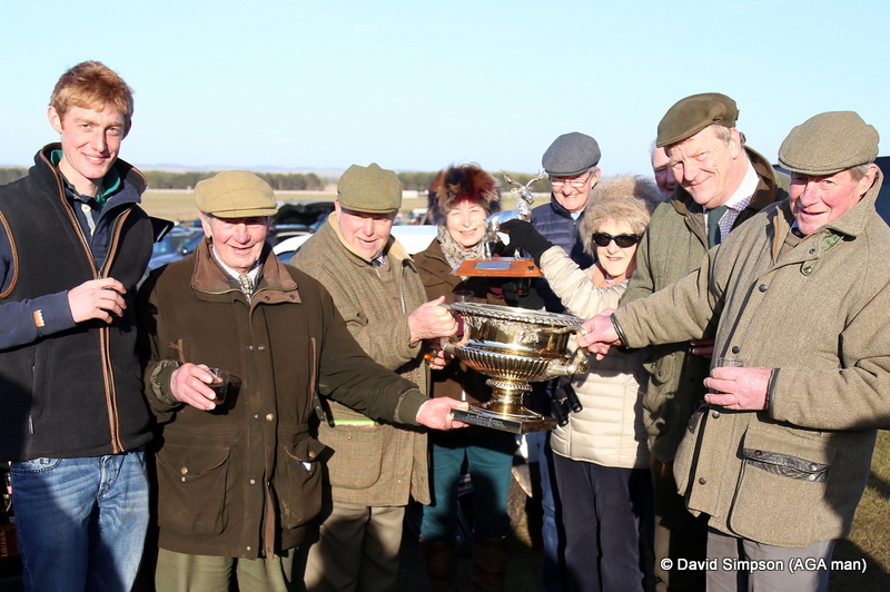 We were entertaining our guests in the Queen's Building so missed the presentation after Benedictus had won the Coronation Cup. Thankfully we didn't have far to look in order to get our photo (minus the jockey who was otherwise engaged).