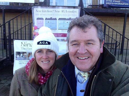 Nina Squires and the AGA man