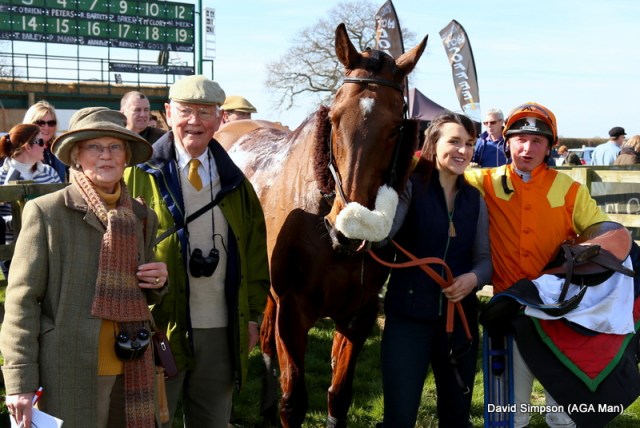 The first winner of the day, Flicka's Witness