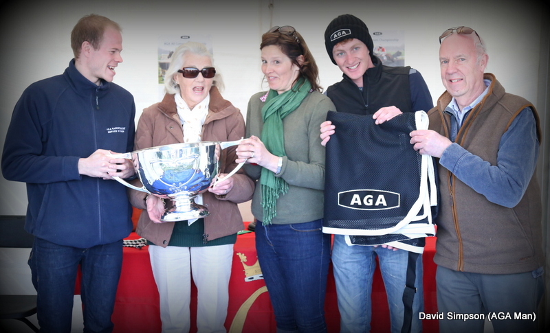 Lots of AGA goodies and a pretty impressive trophy as well!