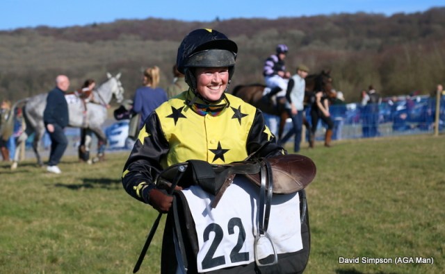 Emily Harbour lights up the paddock with her smile