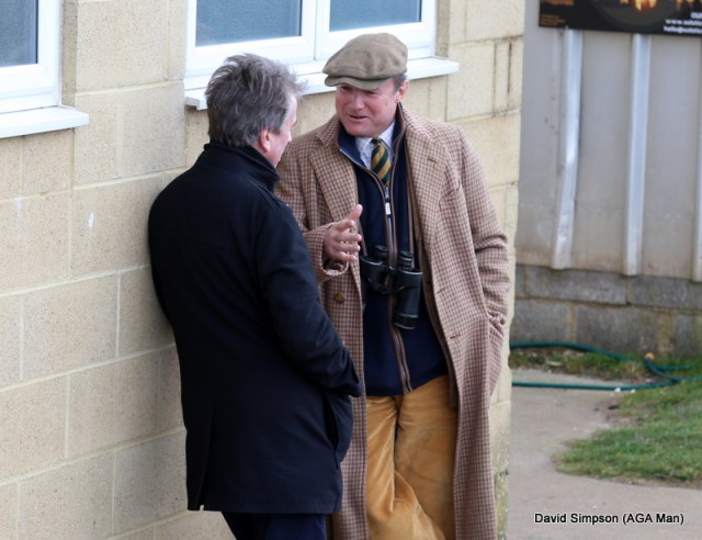 It was good to see respected horse-racing correspondent, Alan Lee, from The Times (left) 
