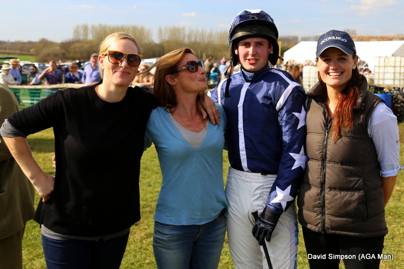Having been touched off in the Restricted, Zara and Tom were about to try again in the Open Maiden (Dolly Maude and Ripper were there to cheer them on)