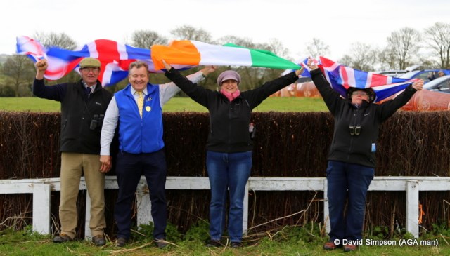 They are joined by yours truly for another photo opportunity