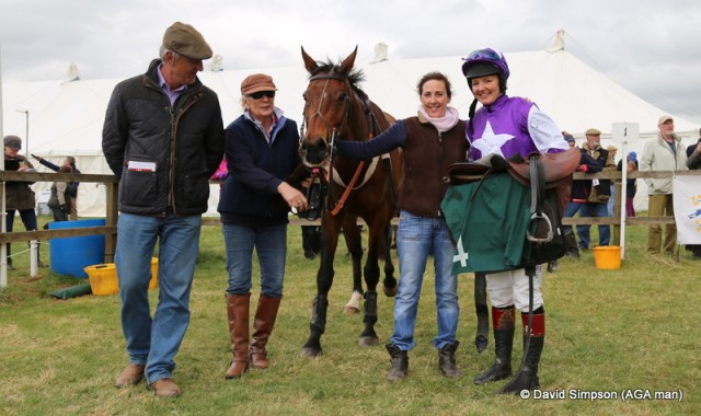 History Master has just won the Ladies Open for Jo Priest, with AGA champion, Hannah Lewis doing the steering