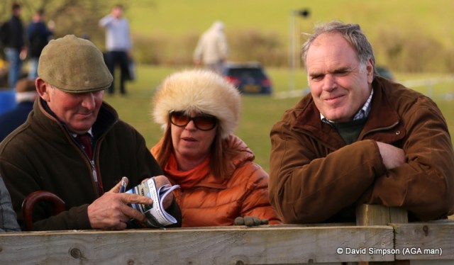 Mr Ellis (right) looks like he has mischief on his mind! Jenny Pidgeon will definitely have mischief on her mind if she spots my camera!