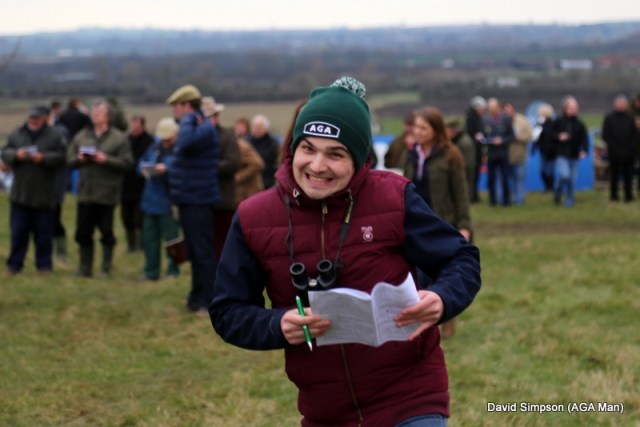 You've been framed! Never pull a funny face when the AGA man is around!