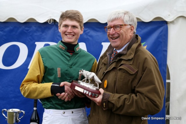 Another trophy and the end of a pretty good day for Joe Hill!