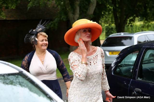 Debbie Smith-Haines had a quiet word about getting her best side in ALL photos (failure to comply would result in a letter from her solicitor!)