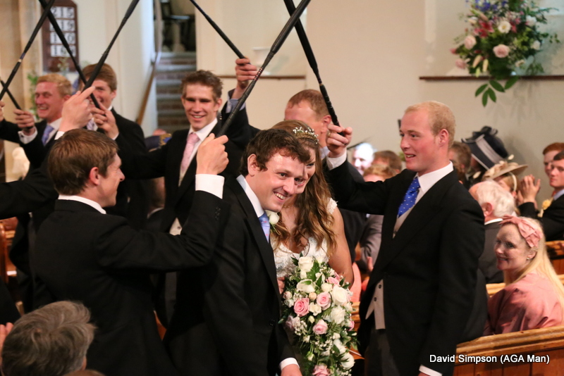 A nice touch from the boys, although the Stewards were called as all whips were above shoulder height!