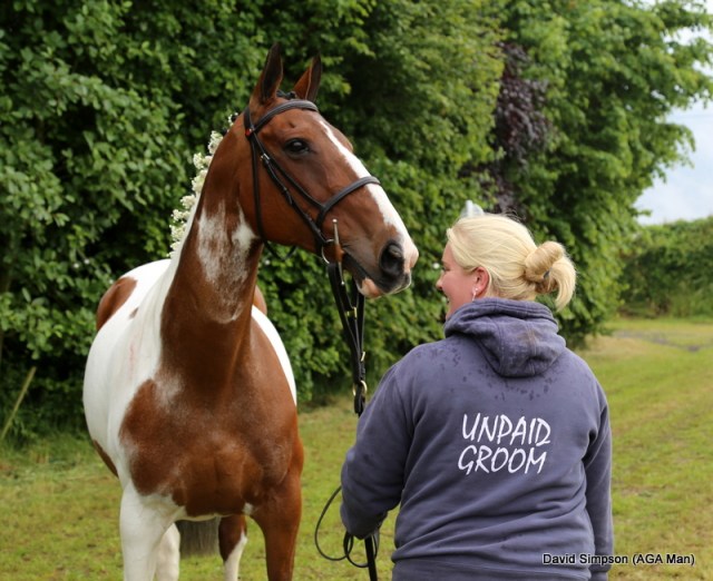 Charlie got her point across with the message on the back of her hoody!