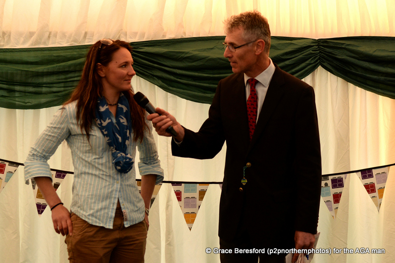 While Jane was winning the race, Hannah was winning another AGA! Yes, for the second year running, Hannah Lewis won the AGA Championship for lady riders!