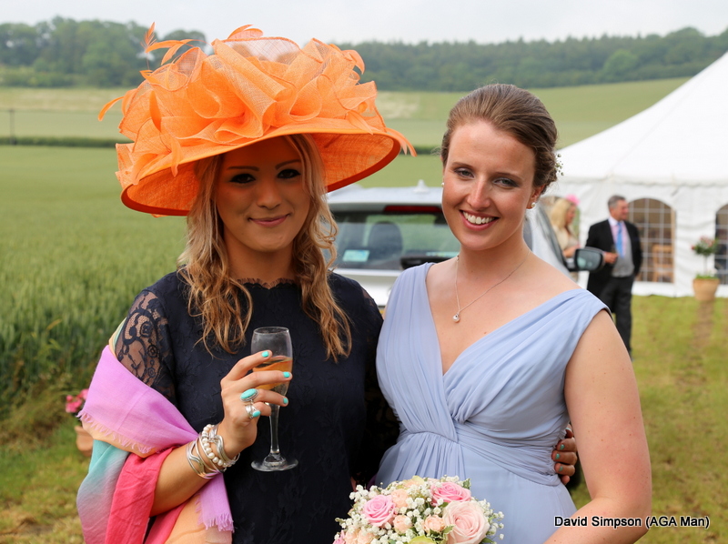 Stunning girls, and the reading by Sophie in the church was beautiful. 