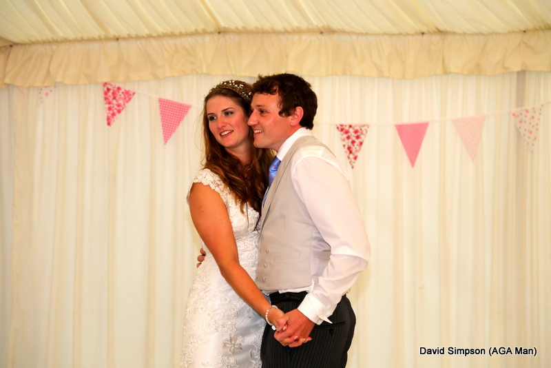 Dancing duty completed for the evening, Thomas headed for the bar!