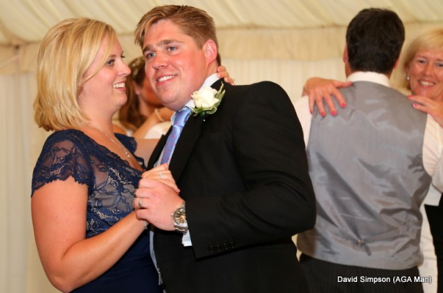 The excellent Josh Curnow kicked off his first set and the best man followed the groom onto the dancefloor...