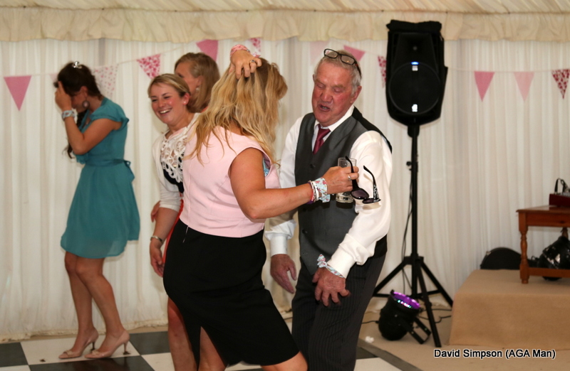 Dave Sunderland brought his dancing shoes!