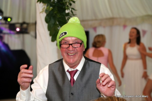 AGA hats at a wedding, whatever next!