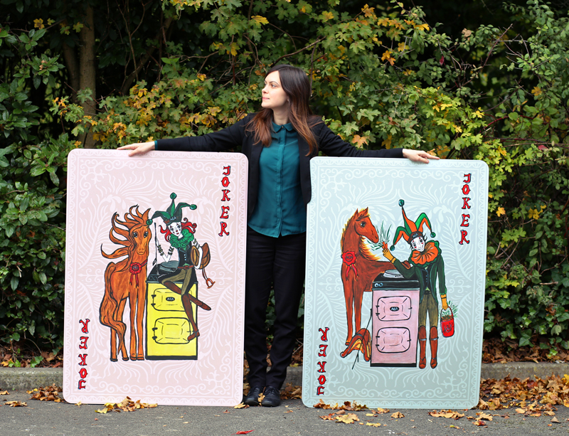 The (very talented) face behind the jokers!