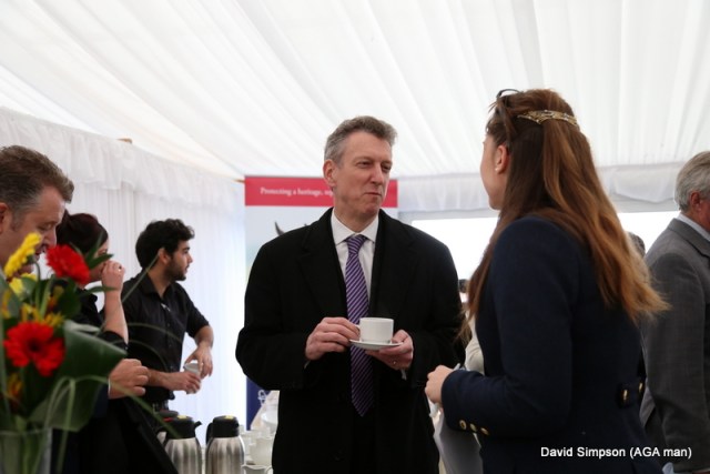 William McGrath (AGA Rangemaster Group CEO) chats to Steph Holmes, who is handling the PR and Media for Subaru UK P2P