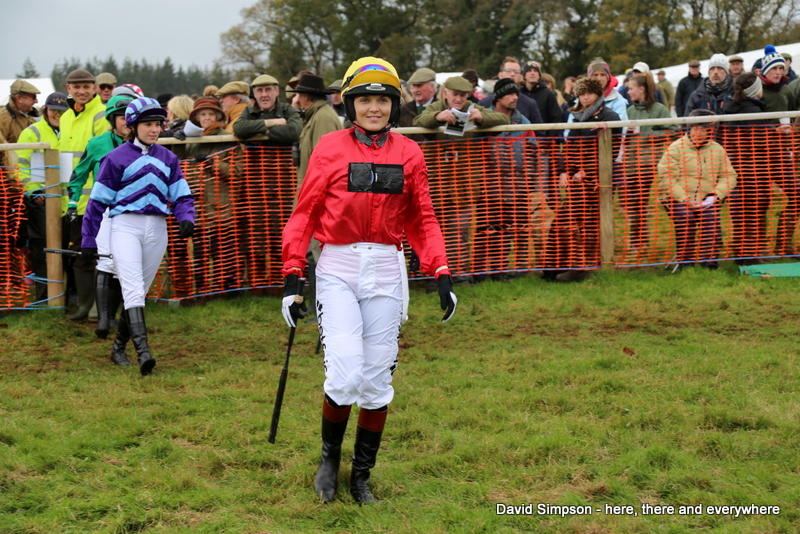 My first sight of Victoria Pendleton on a point-to-point racecourse